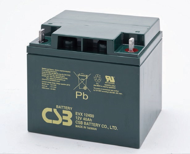 EVX 12400 - аккумулятор CSB 40ah 12V  
